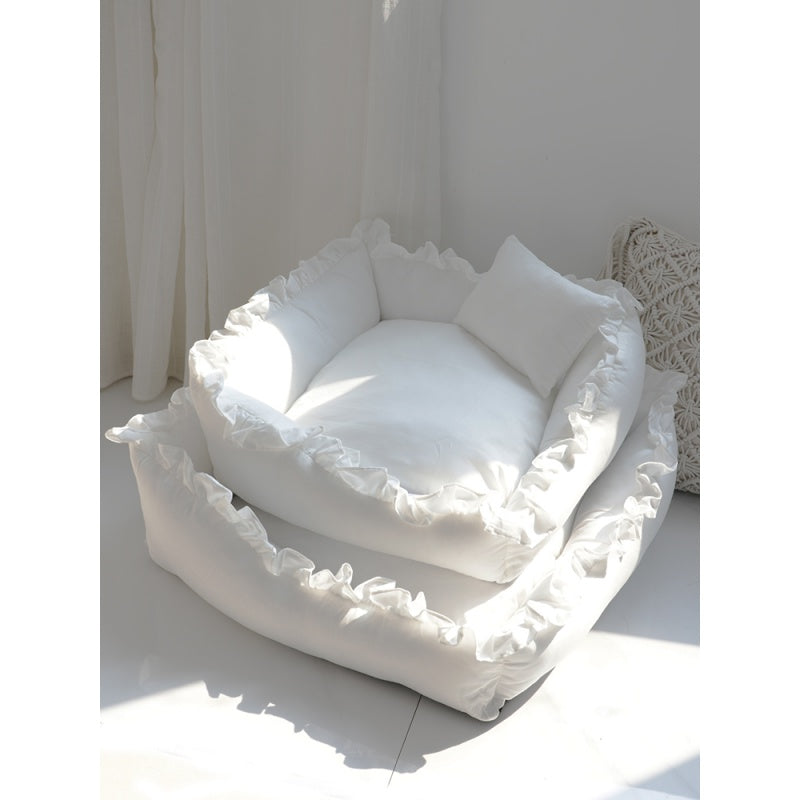 Princess Dog Bed Sofa Pet for Small Dogs Cat